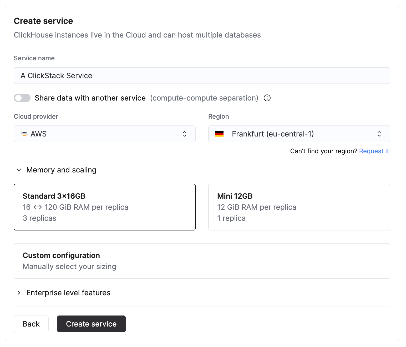 Выбор ресурсов